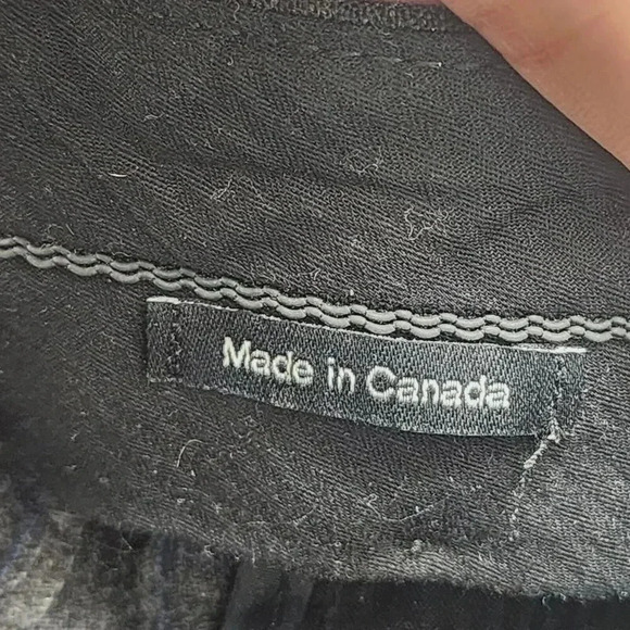 Coppley 1883 Mens Gray Plaid Wool Cashmere Dress Pants 38 Made In Canada 24CT - Picture 4 of 8